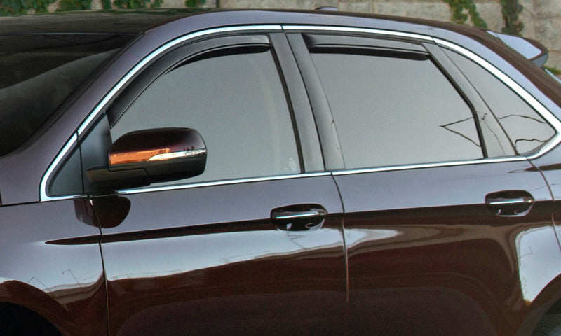 AVS 13-18 Nissan Pathfinder Ventvisor In-Channel Front & Rear Window Deflectors 4pc - Smoke | avs-13-18-nissan-pathfinder-ventvisor-in-channel-front-rear-window-deflectors-4pc-smoke | Wind Deflectors | AVS