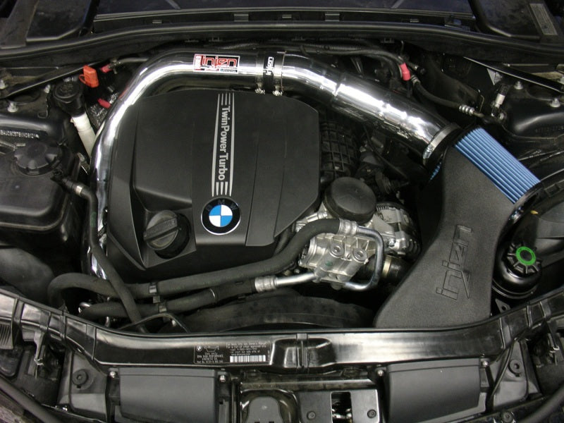 Injen 11 BMW E82 135i (N55) Turbo/E90 335i Wrinkle Black Tuned Air Intake w/ MR Tech, Air Fusion | injen-11-bmw-e82-135i-n55-turbo-e90-335i-wrinkle-black-tuned-air-intake-w-mr-tech-air-fusion | Cold Air Intakes | Injen