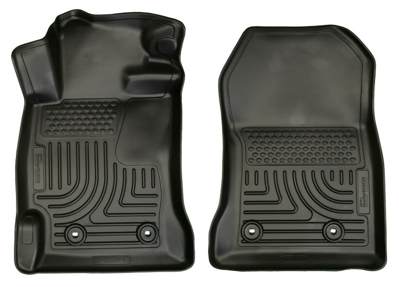 Husky Liners 13 Scion FR-S / Subaru BRZ Weatherbeater Black Front Floor Liners | husky-liners-13-scion-fr-s-subaru-brz-weatherbeater-black-front-floor-liners | Floor Mats - Rubber | Husky Liners