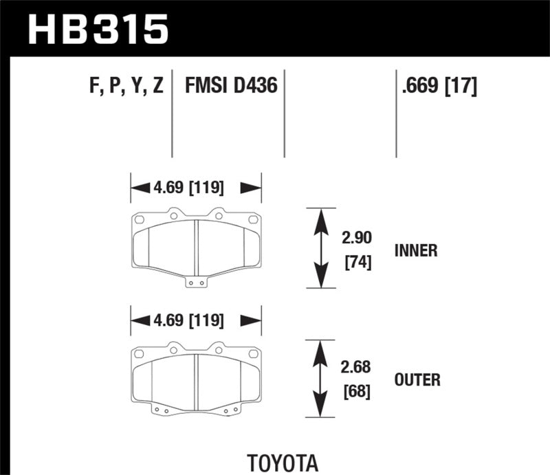 Hawk Super Duty Street Brake Pads | hawk-super-duty-street-brake-pads-18 | Brake Pads - Performance | Hawk Performance