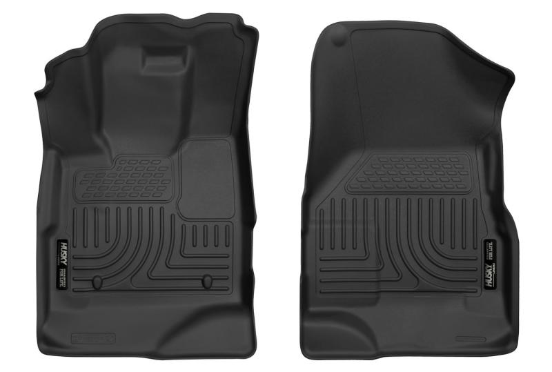 Husky Liners 10-17 GM Equinox/Terrain X-Act Contour Front Black Floor Liners | husky-liners-10-17-gm-equinox-terrain-x-act-contour-front-black-floor-liners | Floor Mats - Rubber | Husky Liners
