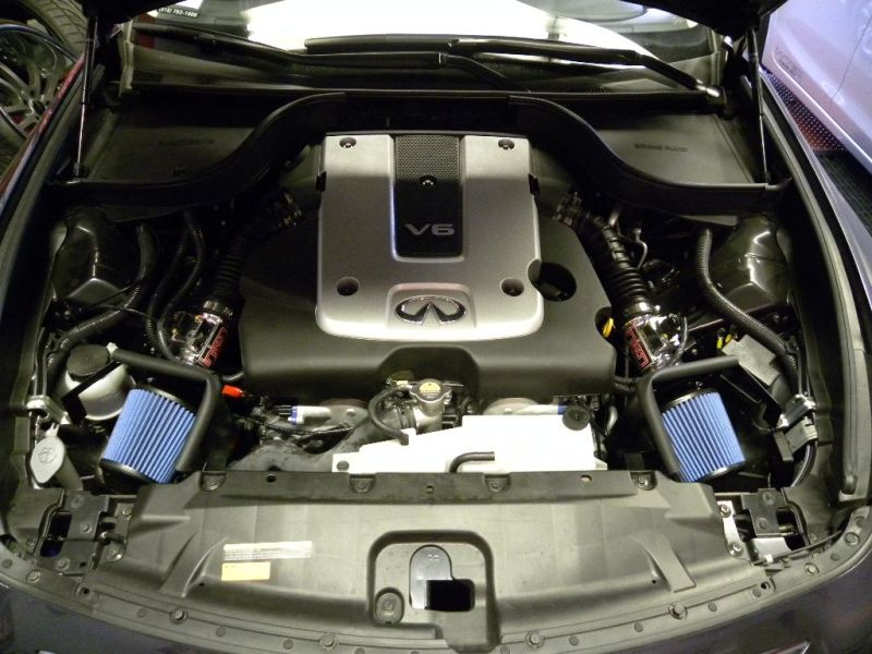 Injen 12 Infiniti G25 2.5L V6 Dual Black Short Ram Intake w/ MR Technology | injen-12-infiniti-g25-2-5l-v6-dual-black-short-ram-intake-w-mr-technology | Cold Air Intakes | Injen