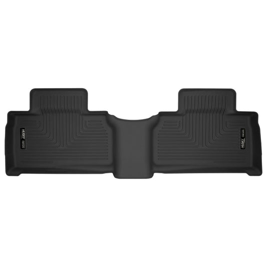 Husky Liners 2020+ Ford Explorer X-Act Contour Black 2nd Seat Floor Liners | husky-liners-2020-ford-explorer-x-act-contour-black-2nd-seat-floor-liners | Floor Mats - Rubber | Husky Liners
