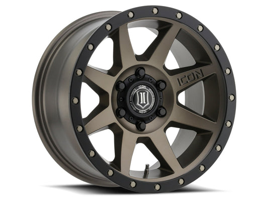 ICON Rebound 17x8.5 5x5 -6mm Offset 4.5in BS 71.5mm Bore Bronze Wheel | icon-rebound-17x8-5-5x5-6mm-offset-4-5in-bs-71-5mm-bore-bronze-wheel | Wheels - Cast | ICON