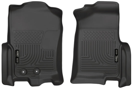 Husky Liners 2015 Ford Expedition/Lincoln Navigator WeatherBeater Front Black Floor Liners | husky-liners-2015-ford-expedition-lincoln-navigator-weatherbeater-front-black-floor-liners | Floor Mats - Rubber | Husky Liners