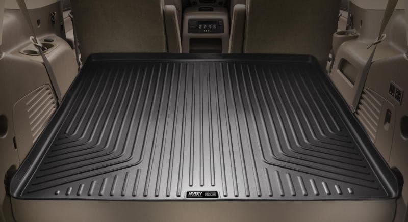 Husky Liners 07-13 GM Escalade/Suburban/Yukon WeatherBeater Black Rear Cargo Liners (Behind 3rd Row) | husky-liners-07-13-gm-escalade-suburban-yukon-weatherbeater-black-rear-cargo-liners-behind-3rd-row | Floor Mats - Rubber | Husky Liners