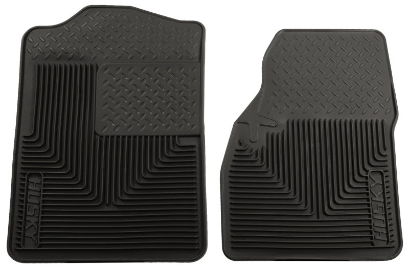 Husky Liners 94-01 Dodge Ram 1500/2500/3500/80-96 Ford Bronco Heavy Duty Black Front Floor Mats | husky-liners-94-01-dodge-ram-1500-2500-3500-80-96-ford-bronco-heavy-duty-black-front-floor-mats | Floor Mats - Rubber | Husky Liners