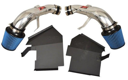 Injen 14 Infiniti Q50 3.7L V6 Black Dual Short Ram Intake w/ MR Techn and Heat Shields | injen-14-infiniti-q50-3-7l-v6-black-dual-short-ram-intake-w-mr-techn-and-heat-shields | Cold Air Intakes | Injen