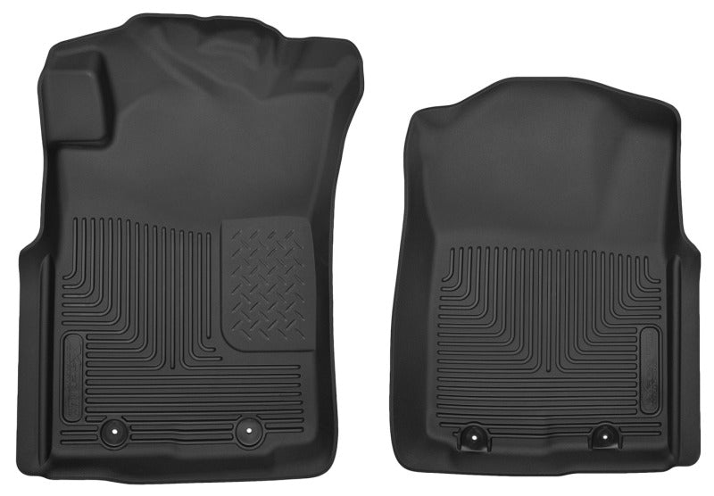 Husky Liners 05-11 Toyota Tacoma Pickup(Crew / Ext / Std Cab) X-Act Contour Black Front Floor Liners | husky-liners-05-11-toyota-tacoma-pickupcrew-ext-std-cab-x-act-contour-black-front-floor-liners | Floor Mats - Rubber | Husky Liners