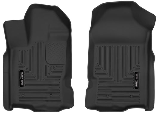 Husky Liners 2019+ Ford Ranger Black Front Floor Liners | husky-liners-2019-ford-ranger-black-front-floor-liners | Floor Mats - Rubber | Husky Liners