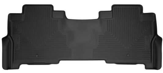 Husky Liners 2018 Ford Expedition WeatherBeater Second Row Black Floor Liners | husky-liners-2018-ford-expedition-weatherbeater-second-row-black-floor-liners | Floor Mats - Rubber | Husky Liners