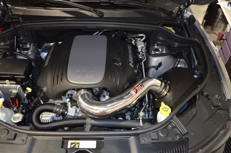 Injen 14-20 Dodge Durango R/T 5.7L V8 Wrinkle Black Power-Flow Air Intake System | injen-14-20-dodge-durango-r-t-5-7l-v8-wrinkle-black-power-flow-air-intake-system | Cold Air Intakes | Injen
