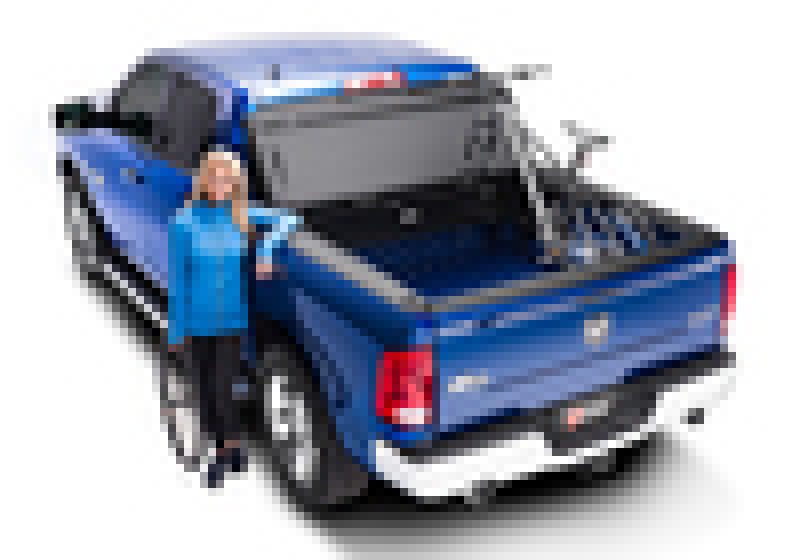 BAK 09-18 Dodge Ram 1500 (19-20 Classic Only) 5ft 7in Bed (w/ Ram Box) BAKFlip MX4 Matte Finish | bak-09-18-dodge-ram-1500-19-20-classic-only-5ft-7in-bed-w-ram-box-bakflip-mx4-matte-finish | Tonneau Covers - Hard Fold | BAK