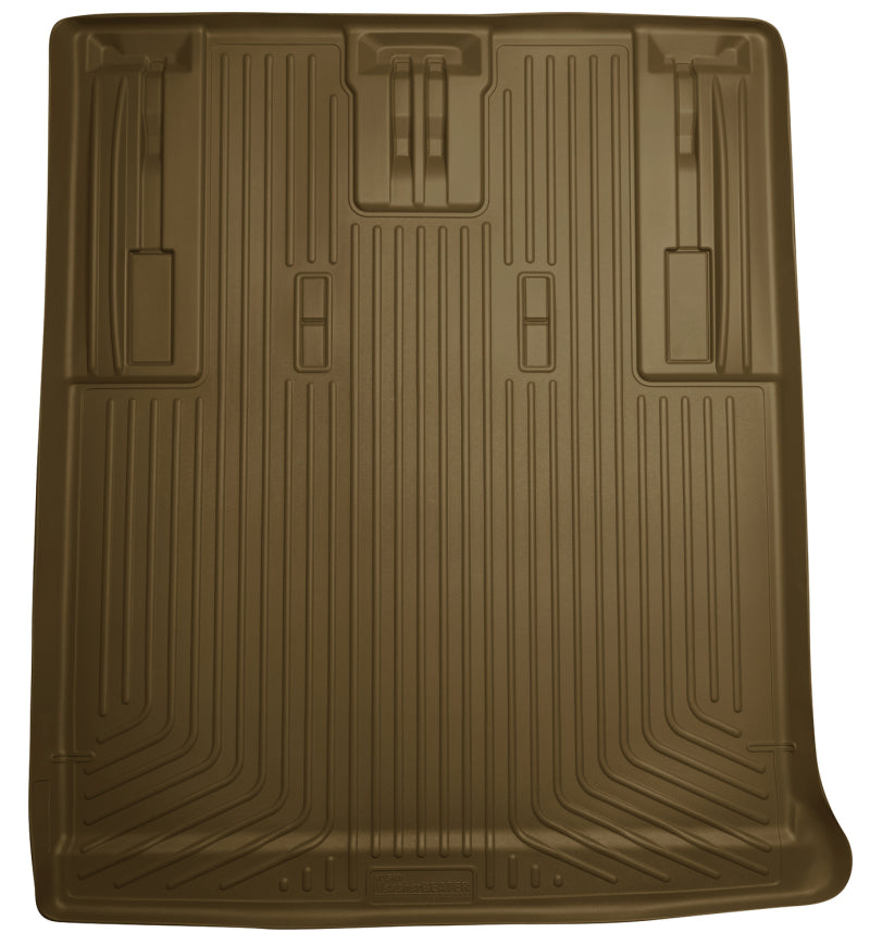 Husky Liners 07-13 GM Escalade/Suburban/Yukon WeatherBeater Tan Rear Cargo Liners (5 Ft.) | husky-liners-07-13-gm-escalade-suburban-yukon-weatherbeater-tan-rear-cargo-liners-5-ft | Floor Mats - Rubber | Husky Liners