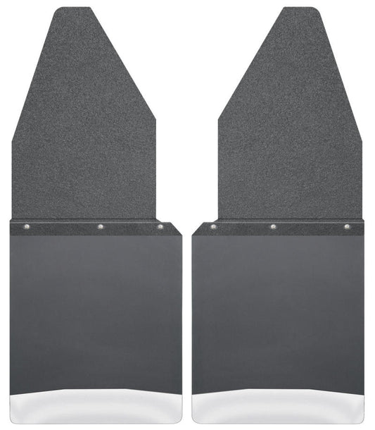 Husky Liners Ford 88-16 F-150/88-99 F-250 12in W Black Top SS Weight Kick Back Front Mud Flaps | husky-liners-ford-88-16-f-150-88-99-f-250-12in-w-black-top-ss-weight-kick-back-front-mud-flaps | Mud Flaps | Husky Liners