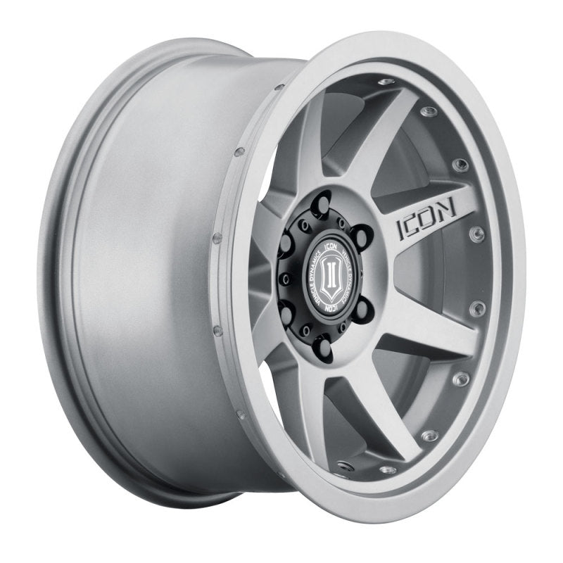 ICON Rebound Pro 17x8.5 6x5.5 0mm Offset 4.75in BS 106.1mm Bore Titanium Wheel | icon-rebound-pro-17x8-5-6x5-5-0mm-offset-4-75in-bs-106-1mm-bore-titanium-wheel | Wheels - Cast | ICON