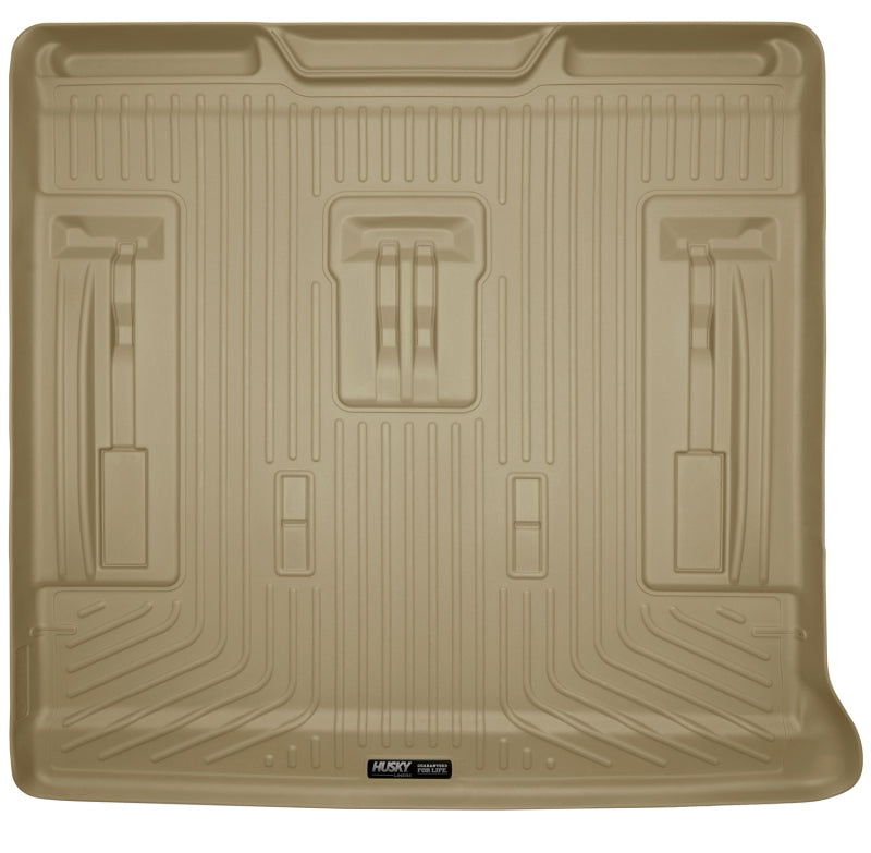 Husky Liners 07-13 GM Escalade/Suburban/Yukon WeatherBeater Tan Rear Cargo Liners | husky-liners-07-13-gm-escalade-suburban-yukon-weatherbeater-tan-rear-cargo-liners | Floor Mats - Rubber | Husky Liners