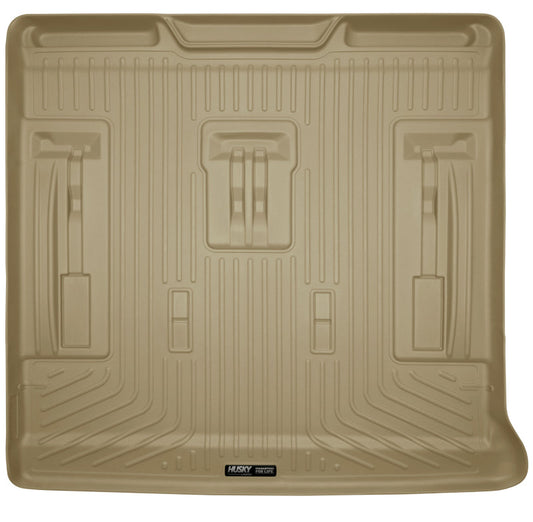 Husky Liners 07-13 GM Escalade/Suburban/Yukon WeatherBeater Tan Rear Cargo Liners | husky-liners-07-13-gm-escalade-suburban-yukon-weatherbeater-tan-rear-cargo-liners | Floor Mats - Rubber | Husky Liners