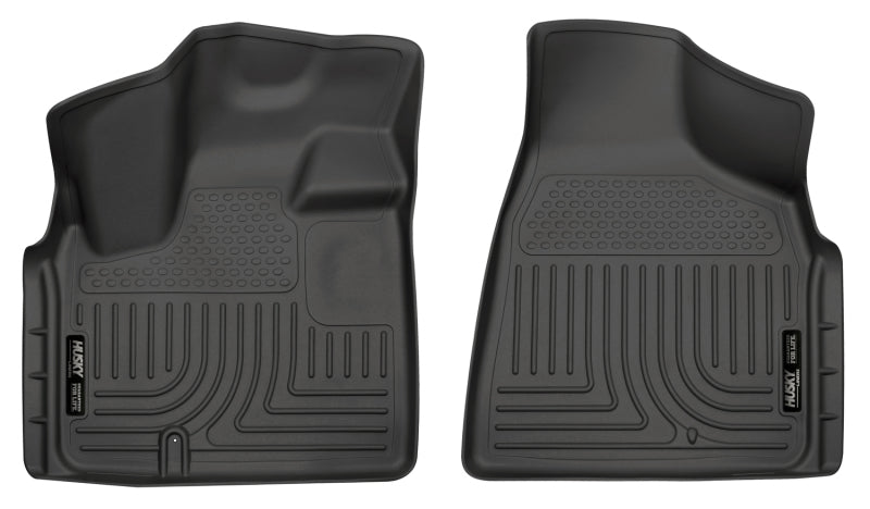 Husky Liners 08-12 Chrysler Town Country/Dodge Grand Caravan WeatherBeater Black Floor Liners | husky-liners-08-12-chrysler-town-country-dodge-grand-caravan-weatherbeater-black-floor-liners | Floor Mats - Rubber | Husky Liners