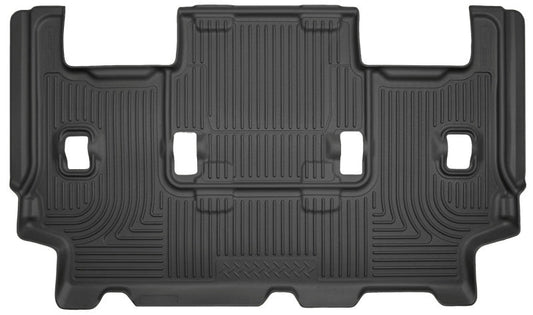 Husky Liners 07-10 Ford Expedition/Lincoln Navigator WeatherBeater 3rd Row Black Floor Liner | husky-liners-07-10-ford-expedition-lincoln-navigator-weatherbeater-3rd-row-black-floor-liner | Floor Mats - Rubber | Husky Liners