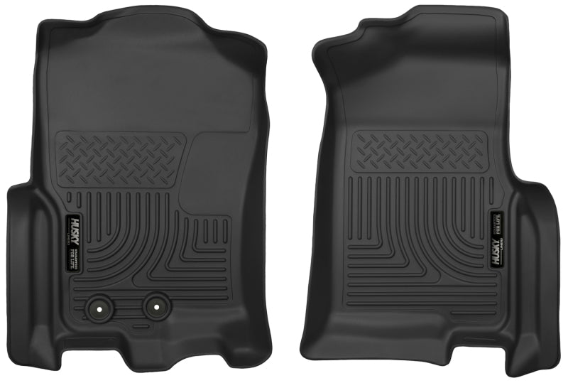 Husky Liners 11-17 Ford Expedition X-Act Contour Front Black Floor Liners | husky-liners-11-17-ford-expedition-x-act-contour-front-black-floor-liners | Floor Mats - Rubber | Husky Liners