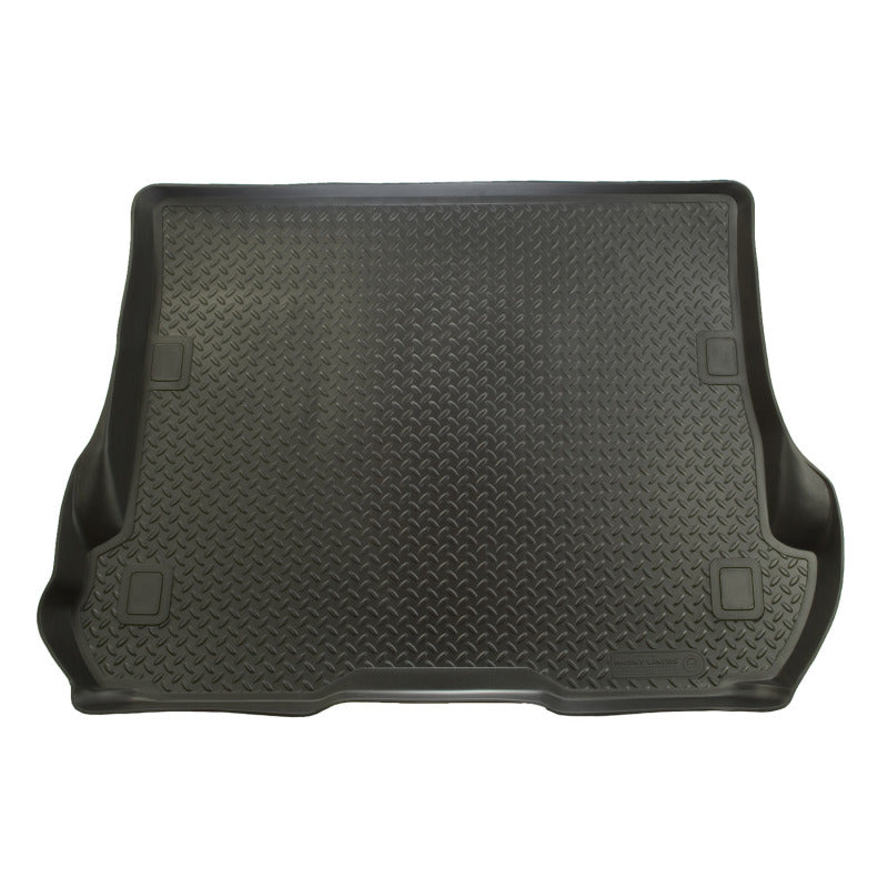 Husky Liners 07-10 Jeep Wrangler Unlimited (4 Door) Classic Style Black Rear Cargo Liner | husky-liners-07-10-jeep-wrangler-unlimited-4-door-classic-style-black-rear-cargo-liner | Floor Mats - Rubber | Husky Liners