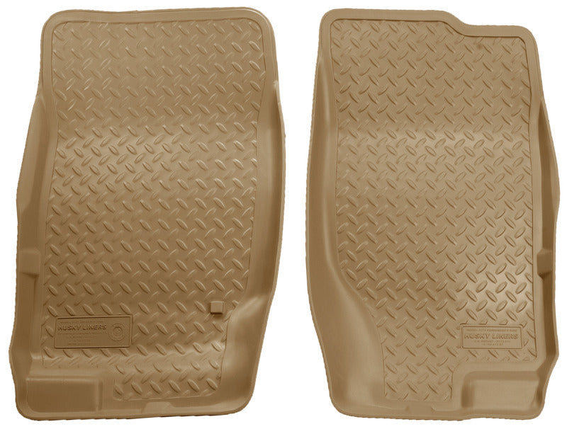 Husky Liners 02-09 Ford Explorer/03-05 Lincoln Aviator Classic Style Tan Floor Liners | husky-liners-02-09-ford-explorer-03-05-lincoln-aviator-classic-style-tan-floor-liners | Floor Mats - Rubber | Husky Liners