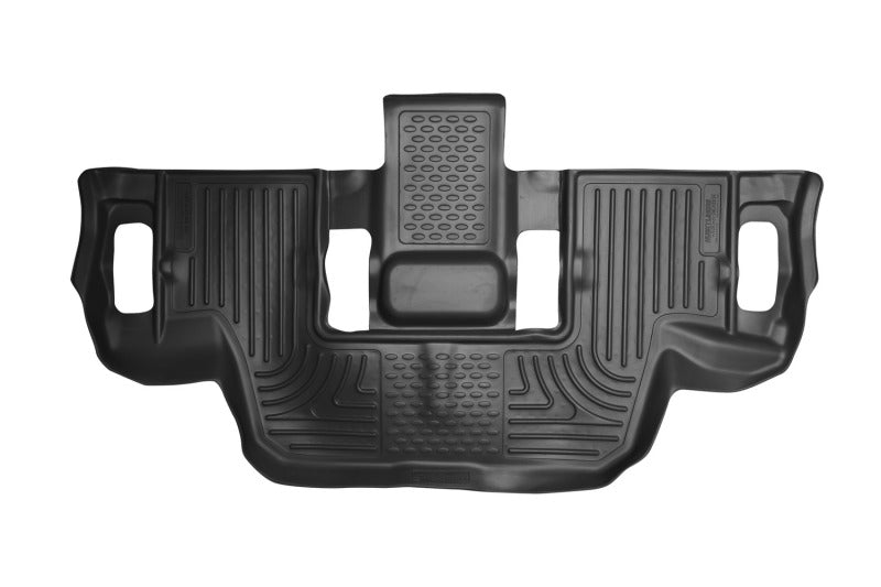 Husky Liners 11-12 Ford Explorer WeatherBeater 3rd Row Black Floor Liners | husky-liners-11-12-ford-explorer-weatherbeater-3rd-row-black-floor-liners | Floor Mats - Rubber | Husky Liners