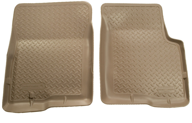 Husky Liners 00-05 Ford Excursion Classic Style Tan Floor Liners | husky-liners-00-05-ford-excursion-classic-style-tan-floor-liners | Floor Mats - Rubber | Husky Liners