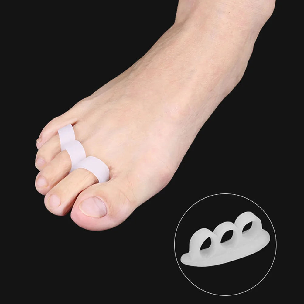 1 Pair Silicone Bone Thumb Orthotics Corrector Hallux Valgus Toe Separator Feet Care Thumb Orthotics Foot Care Tools 2020 S/L