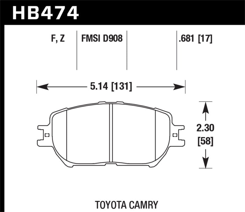 Hawk HPS Street Brake Pads | hawk-hps-street-brake-pads-94 | Brake Pads - Performance | Hawk Performance