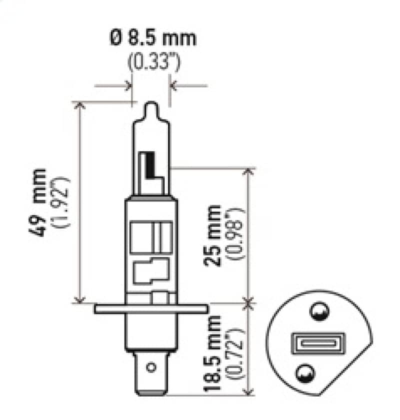 Hella Optilux H1 100W XB Extreme White Bulbs (Pair) | hella-optilux-h1-100w-xb-extreme-white-bulbs-pair | Bulbs | Hella