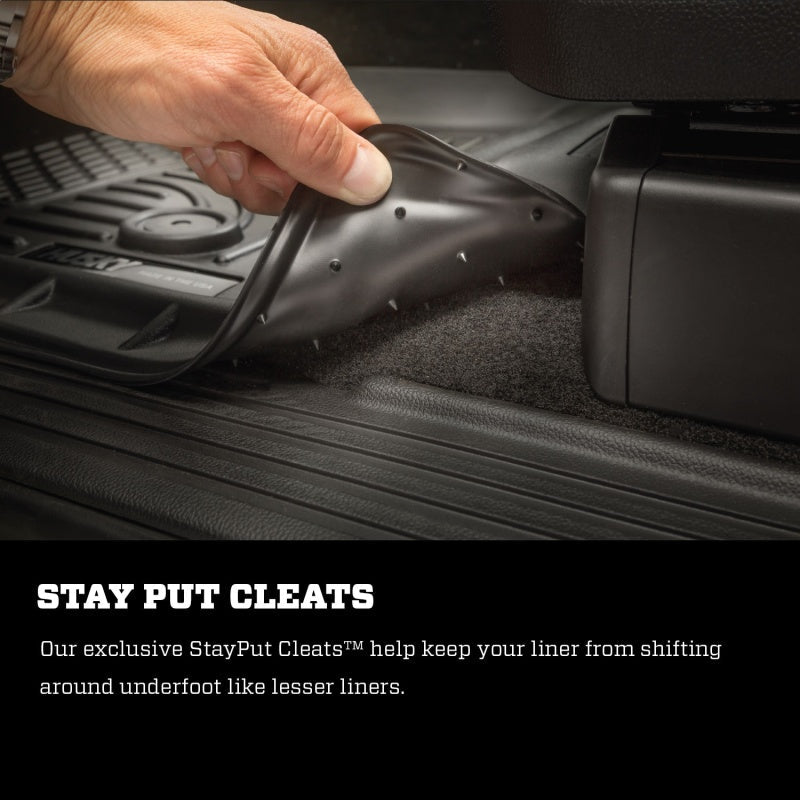 Husky Liners 2019 Ram 1500 Crew Cab WeatherBeater Black Front Row Floor Liners | husky-liners-2019-ram-1500-crew-cab-weatherbeater-black-front-row-floor-liners | Floor Mats - Rubber | Husky Liners