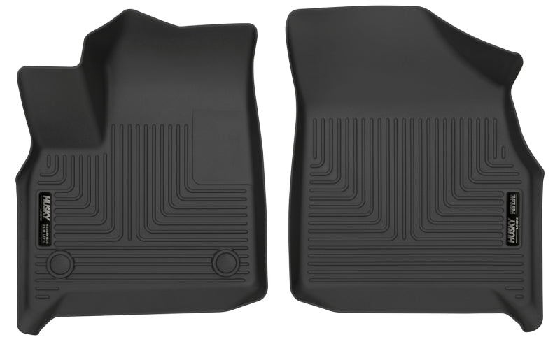 Husky Liners 2018 Buick Enclave WeatherBeater Black Front Floor Liners | husky-liners-2018-buick-enclave-weatherbeater-black-front-floor-liners | Floor Mats - Rubber | Husky Liners