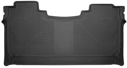 Husky Liners 2019 Ram 1500 Crew Cab WeatherBeater Black Second Row Floor Liners | husky-liners-2019-ram-1500-crew-cab-weatherbeater-black-second-row-floor-liners | Floor Mats - Rubber | Husky Liners