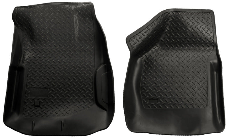 Husky Liners 00-07 Ford F Series SuperDuty Reg./Super/Super Crew Cab Classic Style Black Floor Liner | husky-liners-00-07-ford-f-series-superduty-reg-super-super-crew-cab-classic-style-black-floor-liner | Floor Mats - Rubber | Husky Liners