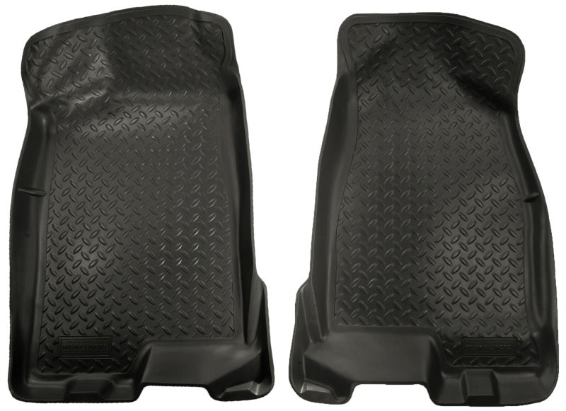 Husky Liners 04-12 Chevy Colorado/GMC Canyon Crew Cab Classic Style Black Floor Liners | husky-liners-04-12-chevy-colorado-gmc-canyon-crew-cab-classic-style-black-floor-liners | Floor Mats - Rubber | Husky Liners