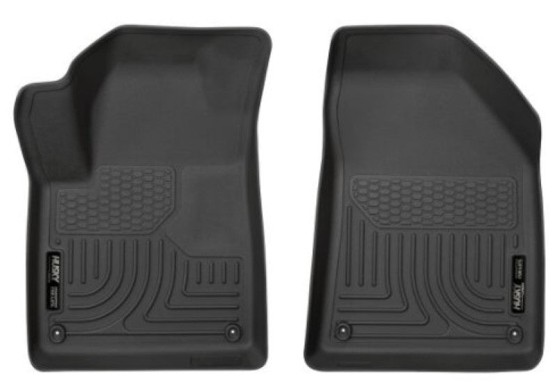 Husky Liners 15-21 Jeep Cherokee X-act Contour Series Front Floor Liners - Black | husky-liners-15-21-jeep-cherokee-x-act-contour-series-front-floor-liners-black | Floor Mats - Rubber | Husky Liners