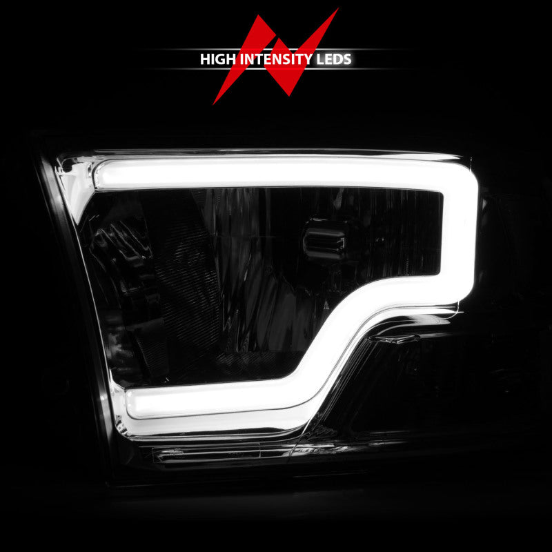 ANZO 2009-2018 Dodge Ram 1500/ 2500/ 3500 Crystal Headlights w/ Light Bar Chrome Housing | anzo-2009-2018-dodge-ram-1500-2500-3500-crystal-headlights-w-light-bar-chrome-housing | Headlights | ANZO