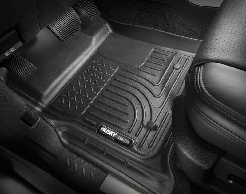 Husky Liners 11-12 Jeep Wrangler Unlimited (4 Door) WeatherBeater 2nd Row Black Floor Liners | husky-liners-11-12-jeep-wrangler-unlimited-4-door-weatherbeater-2nd-row-black-floor-liners | Floor Mats - Rubber | Husky Liners