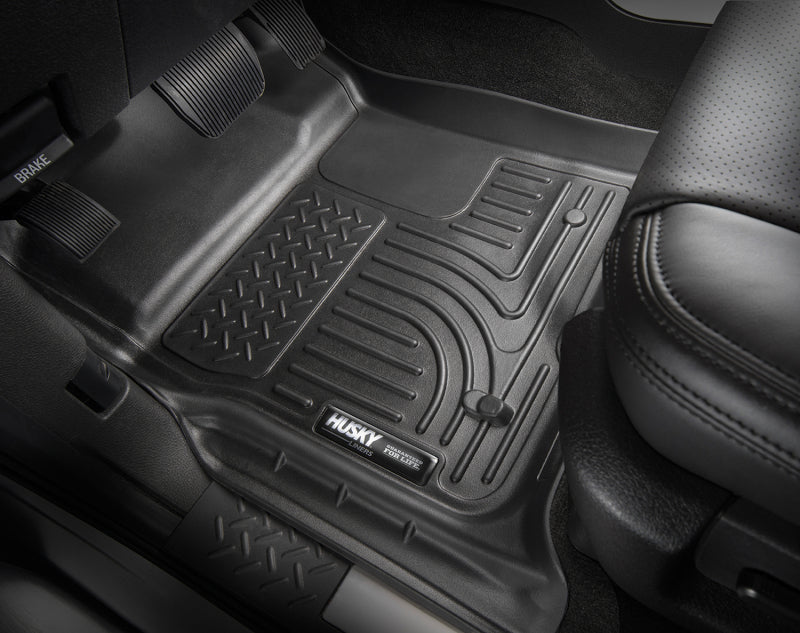 Husky Liners 13 Nissan Pathfinder Weatherbeater Black Front Floor Liners | husky-liners-13-nissan-pathfinder-weatherbeater-black-front-floor-liners | Floor Mats - Rubber | Husky Liners