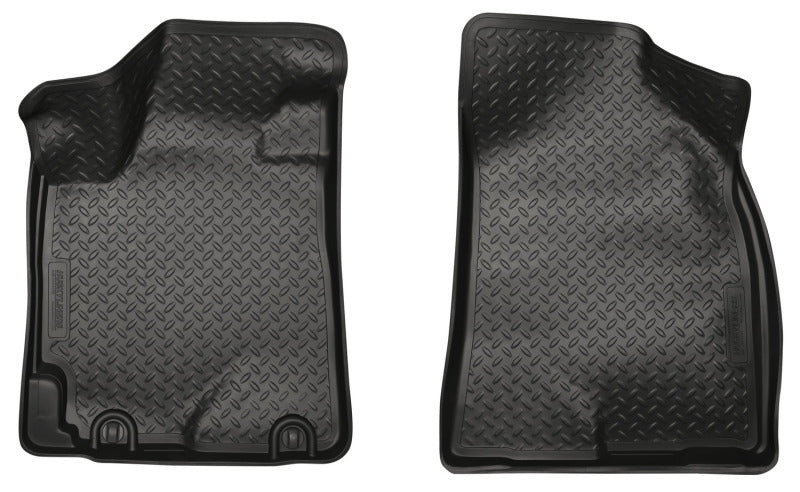 Husky Liners 08-12 Toyota Highlander (Base/Hybrid) Classic Style Black Floor Liners | husky-liners-08-12-toyota-highlander-base-hybrid-classic-style-black-floor-liners | Floor Mats - Rubber | Husky Liners
