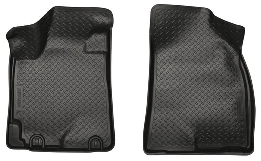 Husky Liners 08-12 Toyota Highlander (Base/Hybrid) Classic Style Black Floor Liners | husky-liners-08-12-toyota-highlander-base-hybrid-classic-style-black-floor-liners | Floor Mats - Rubber | Husky Liners