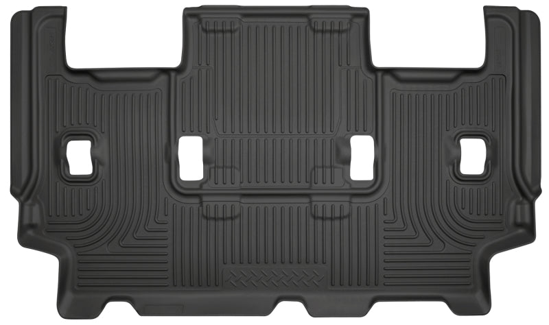 Husky Liners 07-10 Ford Expedition/Lincoln Navigator WeatherBeater 3rd Row Black Floor Liner | husky-liners-07-10-ford-expedition-lincoln-navigator-weatherbeater-3rd-row-black-floor-liner | Floor Mats - Rubber | Husky Liners
