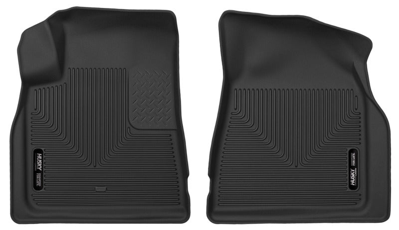 Husky Liners 08-15 Buick Enclave / 07-15 GMC Acadia X-Act Contour Black Front Seat Floor Liners | husky-liners-08-15-buick-enclave-07-15-gmc-acadia-x-act-contour-black-front-seat-floor-liners | Floor Mats - Rubber | Husky Liners