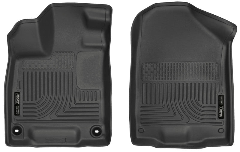 Husky Liners 2017 Honda Ridgeline WeatherBeater Front Black Floor Liners | husky-liners-2017-honda-ridgeline-weatherbeater-front-black-floor-liners | Floor Mats - Rubber | Husky Liners