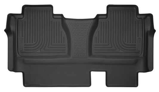 Husky Liners 14-16 Toyota Tundra Double Cab  X-Act Contour Black 2nd Row Floor Liner (Full Coverage) | husky-liners-14-16-toyota-tundra-double-cab-x-act-contour-black-2nd-row-floor-liner-full-coverage | Floor Mats - Rubber | Husky Liners