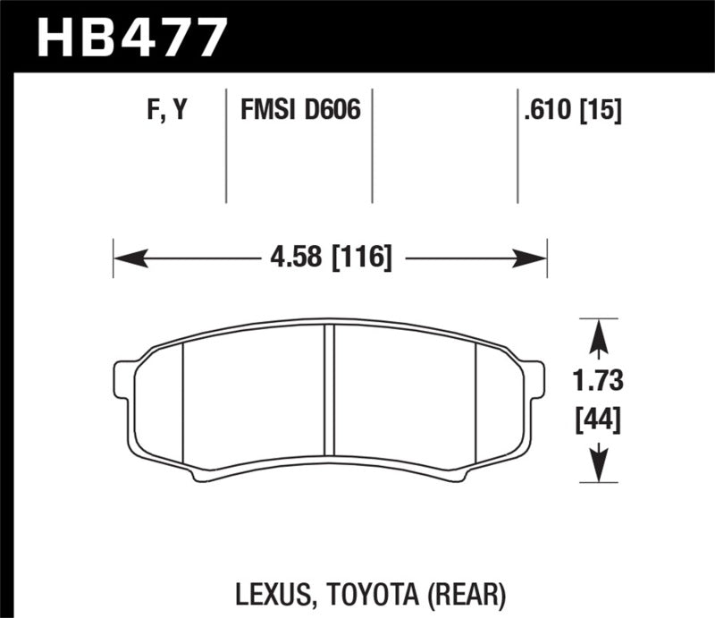 Hawk LTS Street Brake Pads | hawk-lts-street-brake-pads-36 | Brake Pads - OE | Hawk Performance