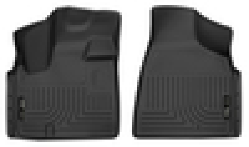 Husky Liners 08-20 Dodge Grand Caravan X-Act Contour Front Black Floor Liners | husky-liners-08-20-dodge-grand-caravan-x-act-contour-front-black-floor-liners | Floor Mats - Rubber | Husky Liners