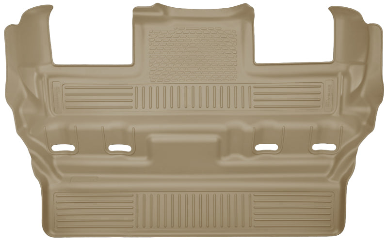 Husky Liners 2015 GM Escalade/Tahoe/Yukon WeatherBeater Tan 3rd Seat (Bucket 2nd) Floor Liner | husky-liners-2015-gm-escalade-tahoe-yukon-weatherbeater-tan-3rd-seat-bucket-2nd-floor-liner | Floor Mats - Rubber | Husky Liners